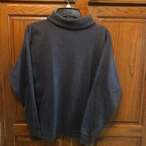 Lands end Womens long sleeved Gray turtle neck Size L